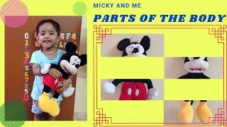 Parts of the body : Micky and Me || Nudishree