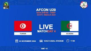 U20 AFCON 2025 Qualifiers - UNAF - TUNISIA VS ALGERIA