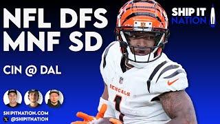 NFL Week 14 MNF Showdown | Bengals @ Cowboys | DraftKings DFS Picks, Plays & Process