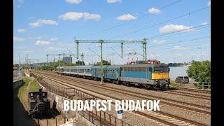 Vlaky / Trains Budapest-Budafok / Vonatok Budapest Budafokon (HU) 17.6 2024