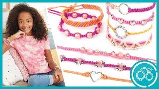 Create Braided Bracelets With The Macrame Friendship Bracelets Set