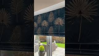 Transform your living room with a Motorised Roman Blind 