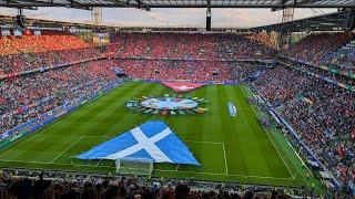 PASSIONATE Rendition of FLOWER OF SCOTLAND - Scotland vs Switzerland - UEFA Euro 2024 in COLOGNE