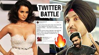 KANGANA RANAUT AND DILJIT DOSANJH TWITTER FIGHT l KANGANA RANAUT ON FARMERS l KANGANA RANAUT NEWS