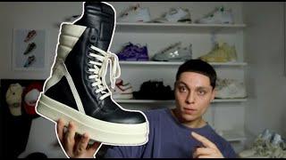 RICK OWENS MEGA BUMPER GEOBASKET SNEAKERS Black Milk (Review) + ON FOOT