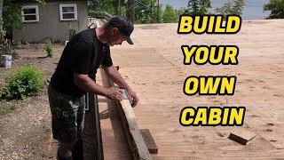 How To Mark Out Basic Wall Framing (Cabin Project)