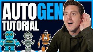 AutoGen Tutorial  Create Custom AI Agents EASILY (Incredible)