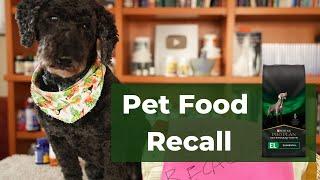 New Pet Food Recall