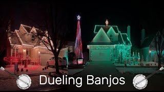 Christmas Light Show Dueling Jingle Bells!