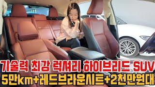 기술력 최강 럭셔리 하이브리드 SUV!! 5만km+레드브라운시트+2천만원대