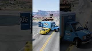 Realistic Highway Car Crashes