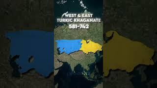 The Turkic Empires  #history #shorts