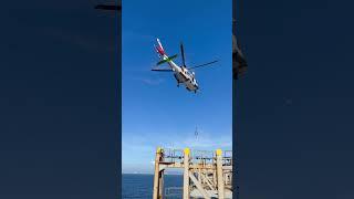 Pilot boarding through chopper @Durban port control #ship #shippingcontainer#eto#deckcadet #chopper