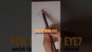 how to draw eyes? tutorial sub for more #drawing #tutorial