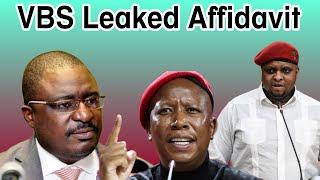 Julius Malema Response on Leaked VBS Affidavit mentioning him and Floyd Shivambu.