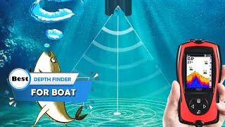 5 Best Depth Finders for Boat [Review] - Portable Handheld Fish Finder/Digital Depth Finder [2022]