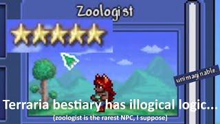 Terraria bestiary has some illogical logic that doesn't make any sense...