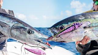 WORLD'S FASTEST Trolling Lures Catching Giant WAHOO | How to Troll at 15kn+ and catch big Fish