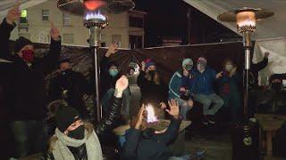 Local Bills fans celebrate after Bills named AFC East Champions