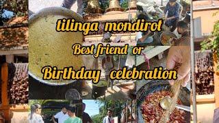 tilinga mondir// tilinga mondirot birthday celebration//টিলিঙা মন্দিৰত এসাজ// shikha tsk vlog.