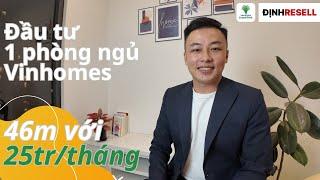 Đầu tư căn hộ 1 phòng ngủ tại Vinhomes Grand Park chỉ với 25 triệu mỗi tháng - cho thuê 7-8 triệu