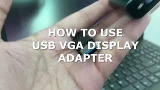 USB VGA Display Adapter(Easy Installation)