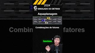 Direção defensiva - Prova do Detran 2024 #simuladodetran2024 #cnh #autoescola