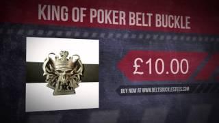 King of Poker Belt Buckle