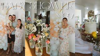 Our BABY SHOWER (vlog) 30 WEEKS PREGNANT, Prep, Party, & Gift Haul! 