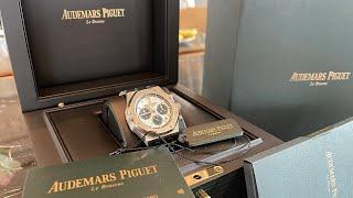 4K Unboxing & Review Audemars Piguet Royal Oak Chronograph stainless steel $30,000