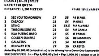 MMTCI RACING TIPS  October 23, 2024  SILIP TV Karera Pinoy