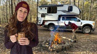 Cold Weather Truck Camping in the South (Staying Warm and Cozy)