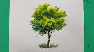 水彩 畫樹 /Easy Watercolor Painting－Tree 