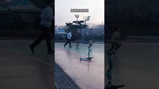 해질녘까지 운동 #37months #toddlers #우석대학교 #농구장 #친구 #아빠 #운동 #running #경주 #shorts 0411