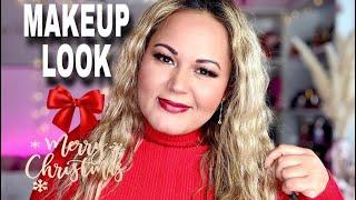 MAKEUP LOOK WEIHNACHTEN Full Face Drogerie Makeup | Christmas Makeup |Drogerie Makeup Look|The Tays