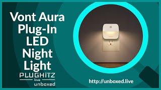 Vont Aura Plug-In LED Night Light with Light Sensor - PLUGHITZ Live Unboxed