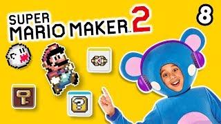 Super Mario Maker 2 EP 8 Eep's Flying Ghost Run Level Build | Mother Goose Club Let's Play