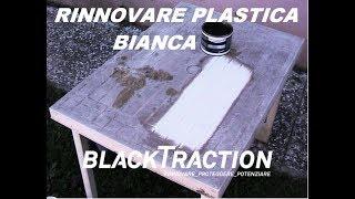 RINNOVARE PLASTICA BIANCA TAVOLI GIARDINO