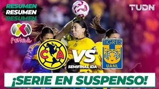 Resumen y goles | América vs Tigres | Liga Mx Femenil AP2024-4tos | TUDN