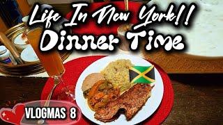 LIFE IN BK NY: Dinner time | cook with me | 1st meal for the day.