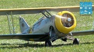 GRUMMAN F3F RC WARBIRD 250 cc VALACH RADIAL ENGINE TONI CLARK PRATICAL SCALE GERHARD REINSCH AIRSHOW