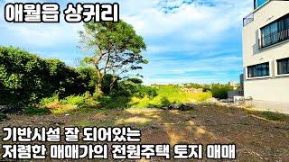 제주도 토지매매, 애월읍 상귀리 기반시설 잘 되어있는 저렴한 평단가의 전원주택 부지매매, 제주도 전원주택, 제주도 타운하우스