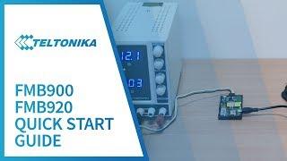 Teltonika FMB920 and FMB900 quick start guide