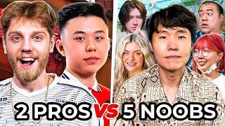 2 VALORANT Pros Vs 5 OfflineTV Noobs