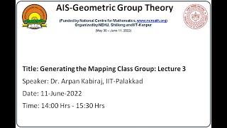 Generating the Mapping Class Group - Lecture 3