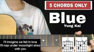 Blue - Yung Kai GUITAR TUTORIAL FOR BEGINNERS (Guitar Chords with lyrics)