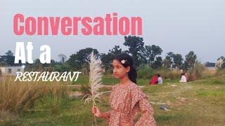 Conversation at a restaurant | Samia's world | #english #conversation #advance #learning #new |