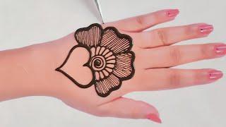 beautiful heart attractive mehndi designs | back hand special mehndi design | ramzan Eid mehndi