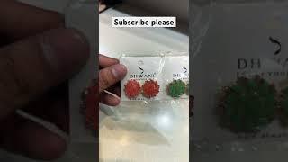 artificial jewellery | Altifishal airing cheap price | fancy earrings peach parrot colour #shorts 