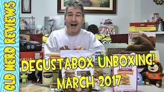 Degustabox Foodie Box Un-Boxing | March 2017 #DegustaboxUSA 